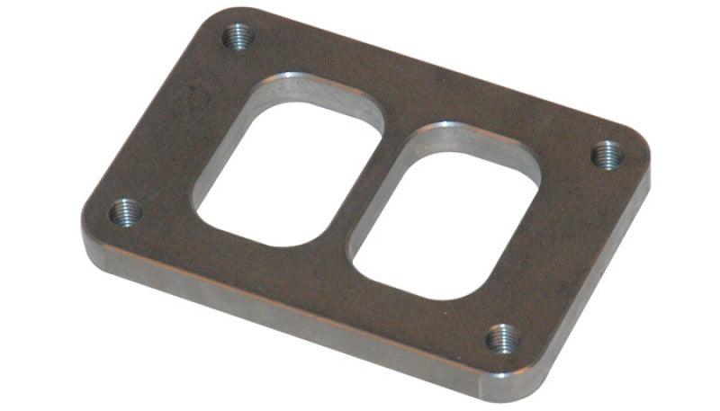 Vibrant T06 Turbo Inlet Flange (Divided Inlet) Mild Steel 1/2in Thick - Torque Motorsport