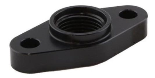 Turbosmart Billet Turbo Drain Adapter w/ Silicon O-Ring 52mm Mounting Holes - T3/T4 Style Fit - Torque Motorsport