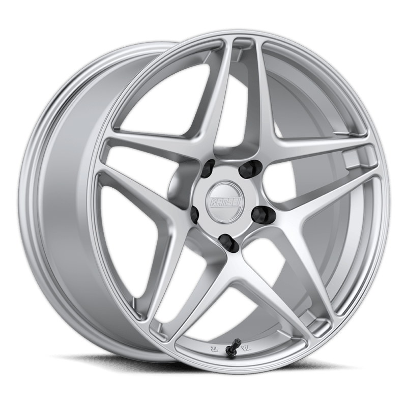 Kansei K15H Astro 18x9.5in / 5x114.3 BP / 22mm Offset / 73.1mm Bore - Hyper Silver Wheel - Torque Motorsport