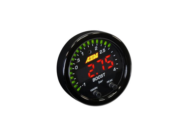 AEM X-Series Boost Pressure -30inHg 60psi Gauge Kit - Torque Motorsport