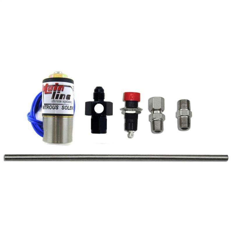 Nitrous Express Nitrous Purge Valve (4AN Manifold Push Button and Vent Tube) - Torque Motorsport