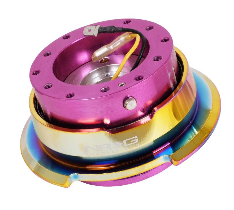 NRG Quick Release Gen 2.8 - Purple Body / Neochrome Ring - Torque Motorsport