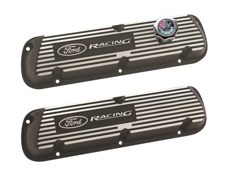 Ford Racing Black Satin Valve Covers Racing EFI - Torque Motorsport