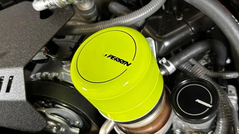 Perrin 2015+ Subaru WRX/STI Oil Filter Cover - Neon Yellow - Torque Motorsport