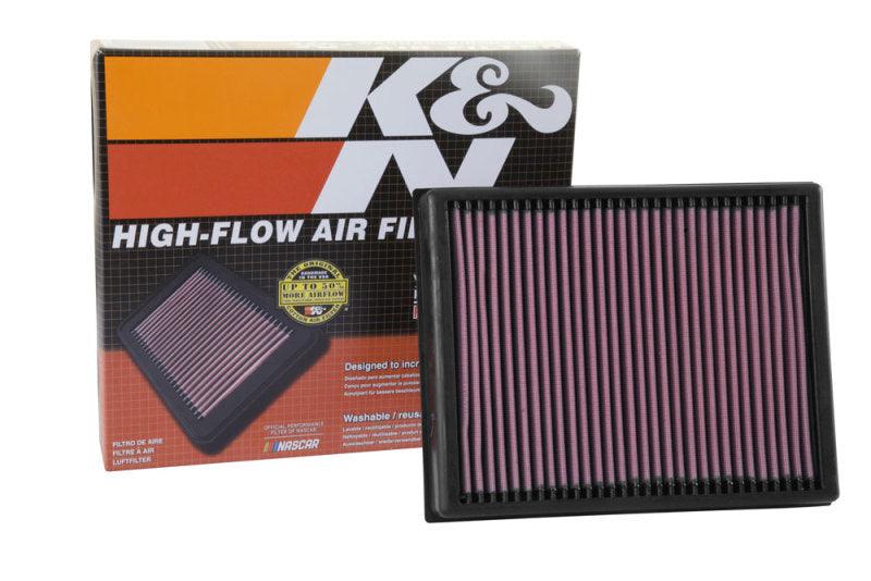 K&N 16-17 Ford Ranger 2.2L/3.2L DSL Drop In Air Filter - Torque Motorsport