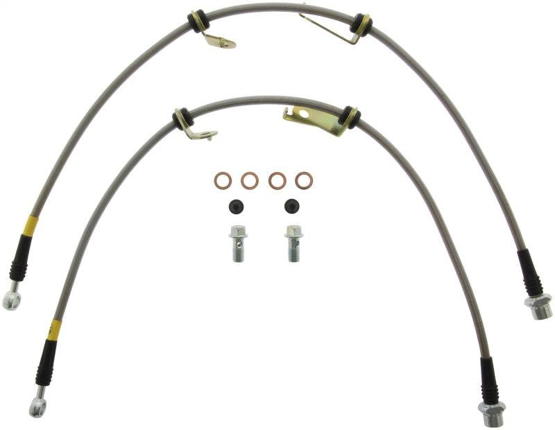 StopTech 06-17 Lexus HS250h / Toyota RAV4 Stainless Steel Front Brake Lines - Torque Motorsport