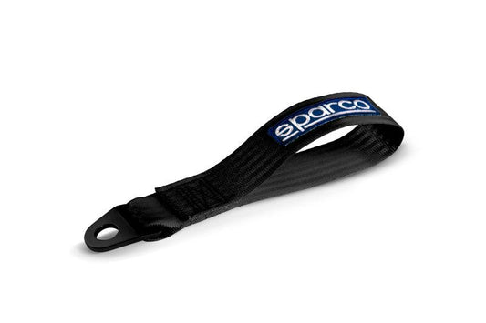 Sparco Tow Strap Black - Torque Motorsport