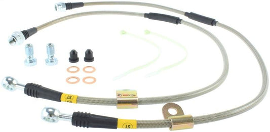 StopTech 00-06 Suburban 2500 2WD / 03-06 4WD / 03-07 Hummer H2 Stainless Steel Front Brake Line Kit - Torque Motorsport