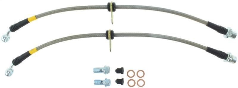 StopTech 00-05 Toyota MR2 Spyder Rear Stainless Steel Brake Lines - Torque Motorsport