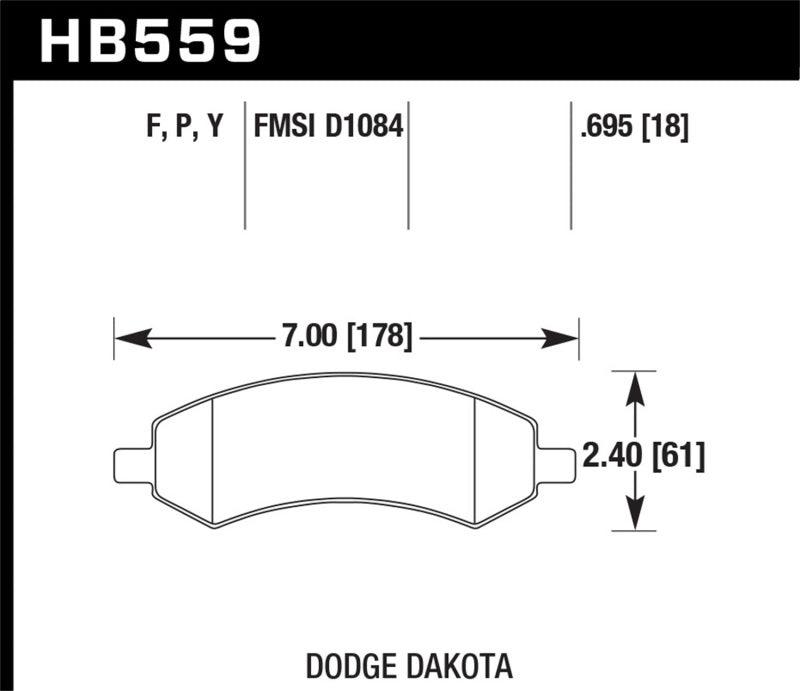 Hawk LTS Street Brake Pads - Torque Motorsport