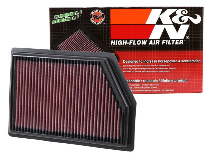 K&N Replacement Panel Air Filter for 2014 Jeep Cherokee 2.4L/3.2L - Torque Motorsport