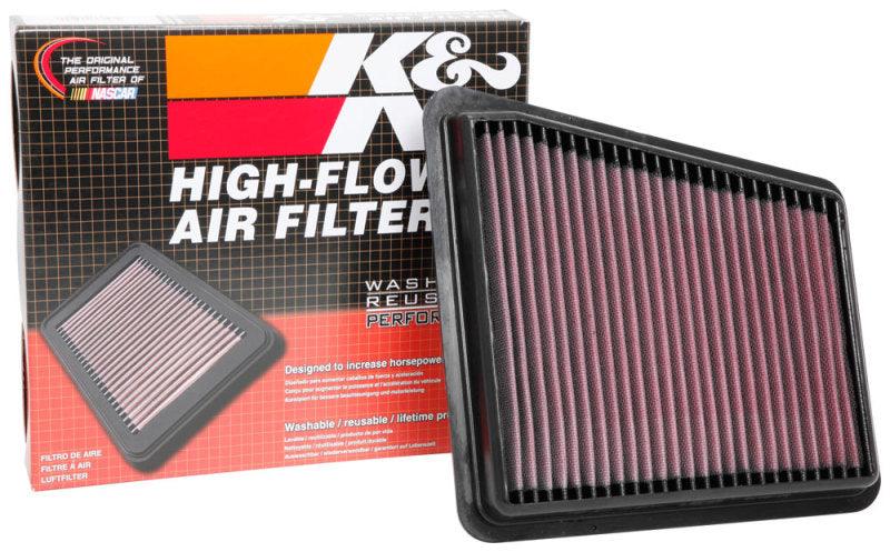 K&N 2018 Kia Stinger L4-2.0L F/I Replacement Drop In Air Filter - Torque Motorsport