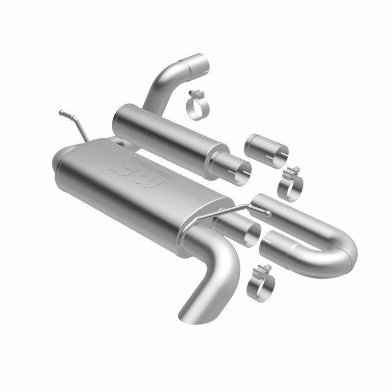 MagnaFlow 18-23 Jeep Wrangler JL 2.0L/3.6L Overland Series Axle-Back Exhaust - Torque Motorsport