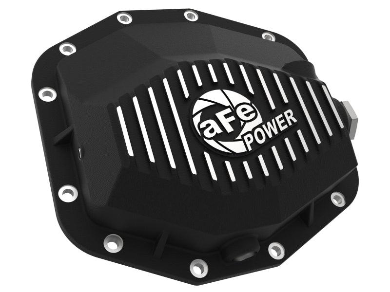 aFe POWER 21-22 Ram 1500 TRX Hemi V8 6.2L (sc) PRO Series Rear Differential Cover Black w/ Machined - Torque Motorsport