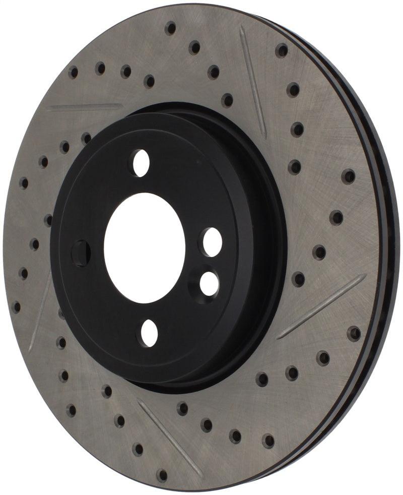 StopTech Slotted & Drilled Sport Brake Rotor 07-13 Mini Cooper - Torque Motorsport