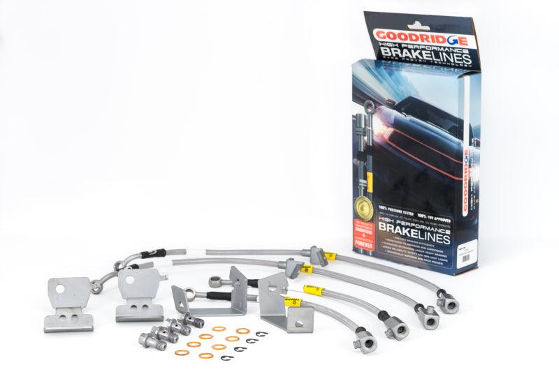 Goodridge 05-12 Ford Mustang w/ ABS Brake Lines - Torque Motorsport