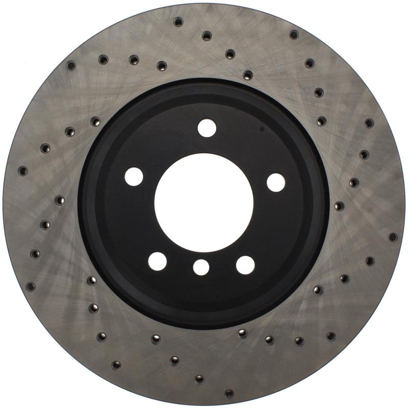 StopTech 07-10 BMW 335i Cross Drilled Left Front Rotor - Torque Motorsport