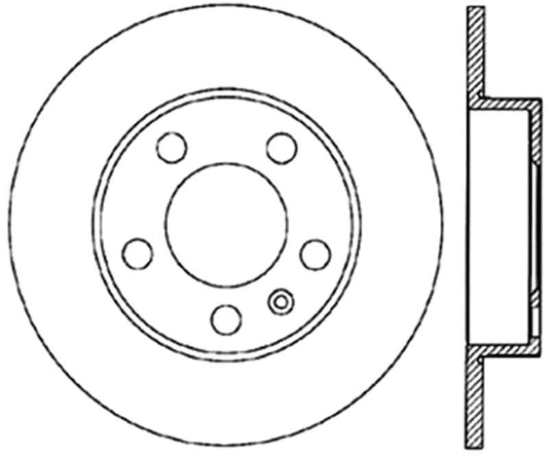 StopTech Slotted & Drilled Sport Brake Rotor - Torque Motorsport