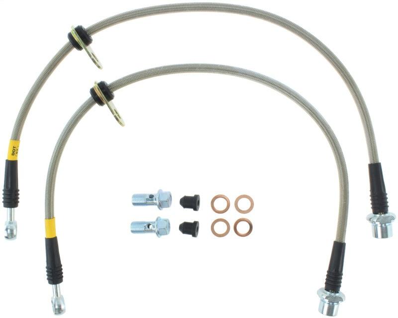 StopTech 92-01 Toyota Camry Stainless Steel Rear Brake Lines - Torque Motorsport