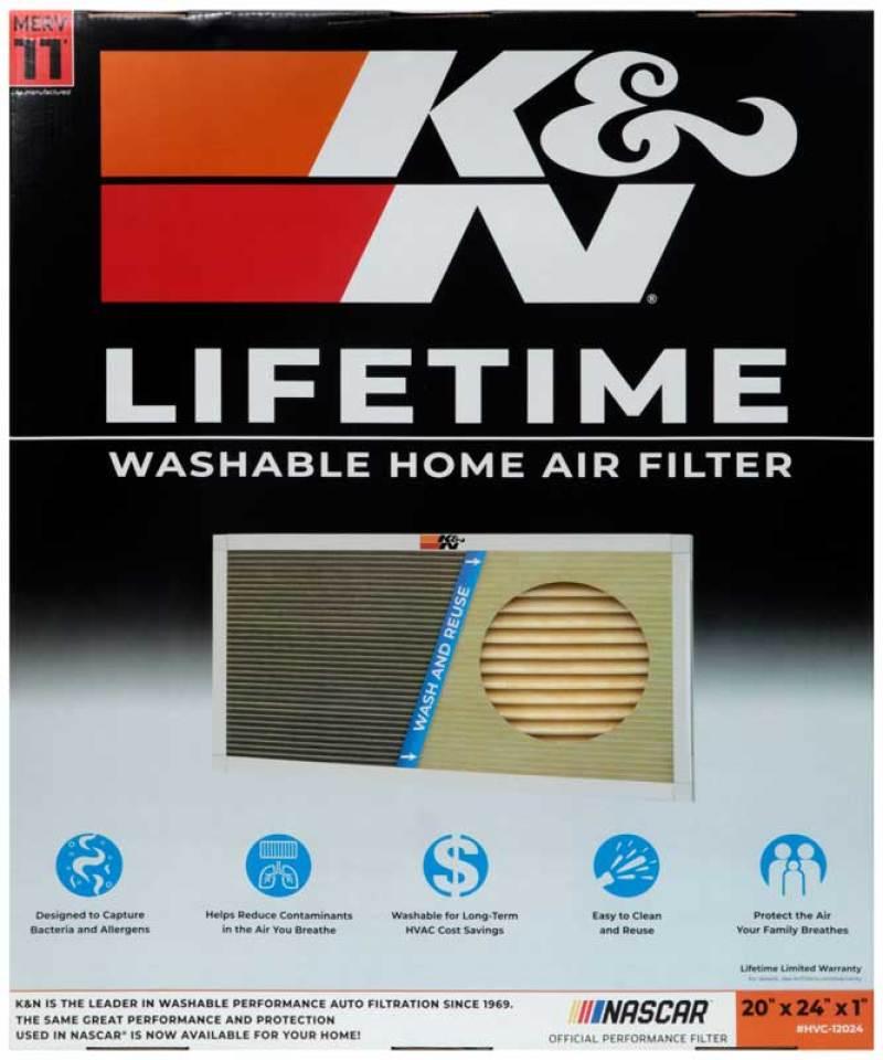 K&N HVAC Filter - 20 x 24 x 1 - Torque Motorsport