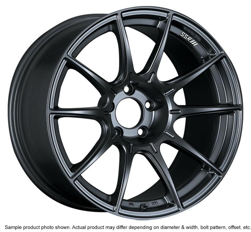 SSR GTX01 18x9.5 5x114.3 22mm Offset Flat Black Wheel Evo 8 9 X / G35 / 350z / 370z - Torque Motorsport