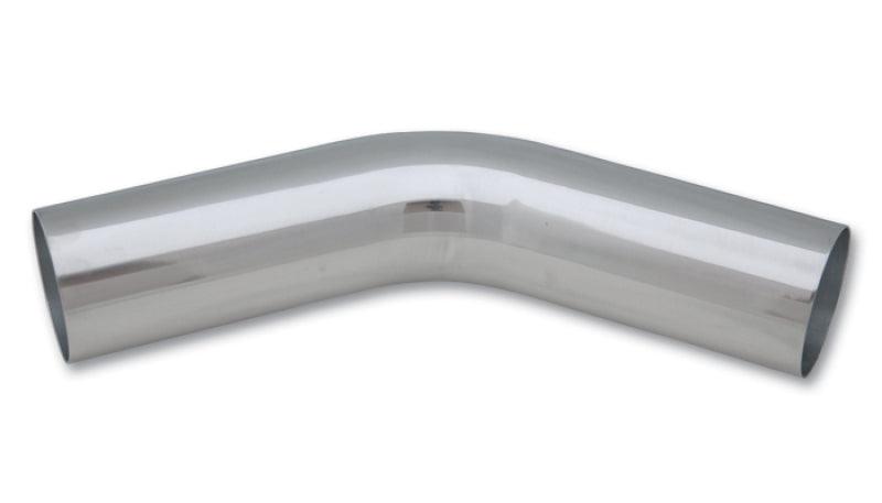 Vibrant 1.75in O.D. Universal Aluminum Tubing (45 degree bend) - Polished - Torque Motorsport