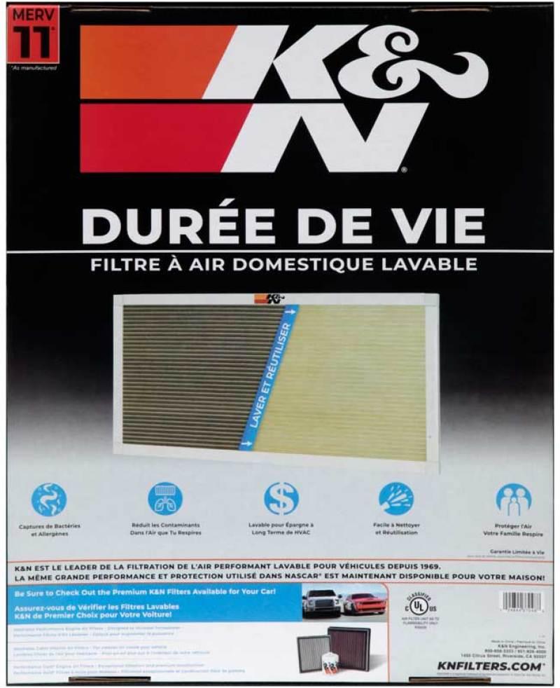 K&N HVAC Filter - 16 x 20 x 1 - Torque Motorsport