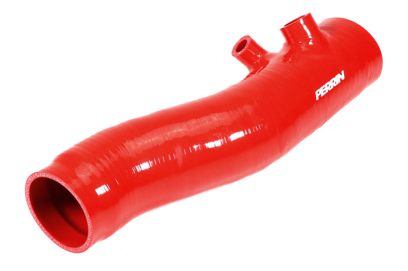 Perrin 2022+ Subaru WRX Red 3in Turbo Inlet Hose w/ Nozzle