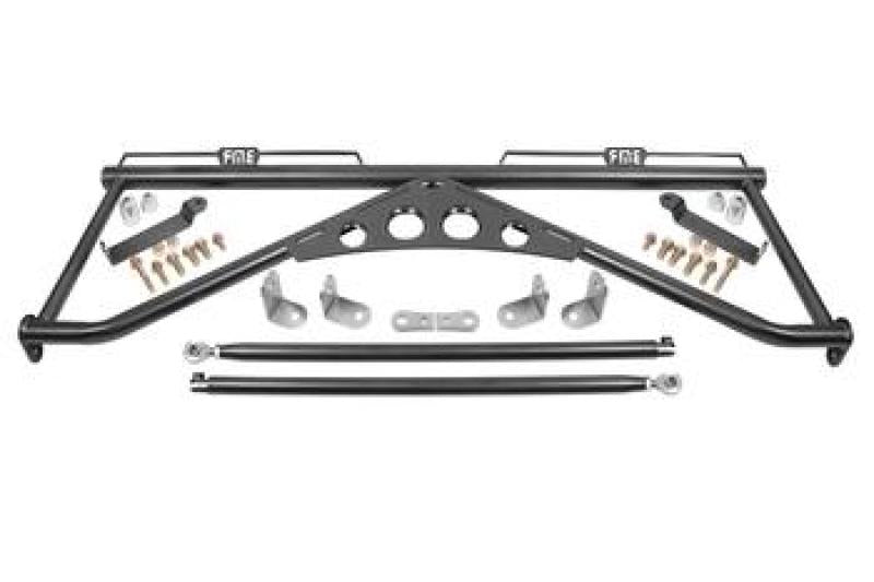 BMR 15-20 Ford Mustang Harness Bar - Black Hammertone