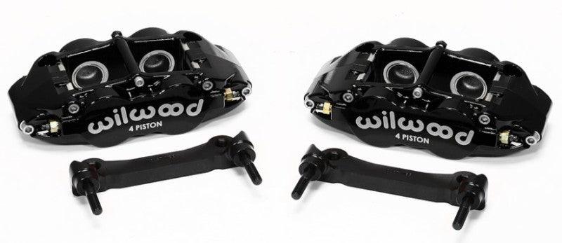 Wilwood Narrow Superlite 4R Rear Caliper & Bracket Kit - Black 97-13 C5/C6 Corvette w/ OEM Rotors - Torque Motorsport