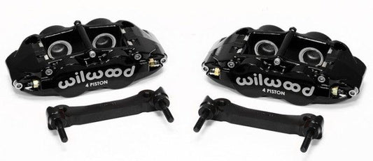 Wilwood Narrow Superlite 4R Rear Caliper & Bracket Kit - Black 97-13 C5/C6 Corvette w/ OEM Rotors - Torque Motorsport