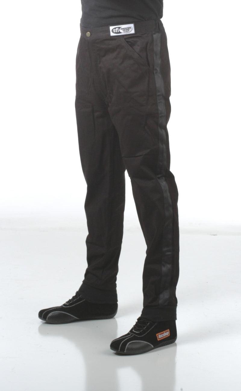 RaceQuip Black SFI-1 1-L Pants Medium - Torque Motorsport