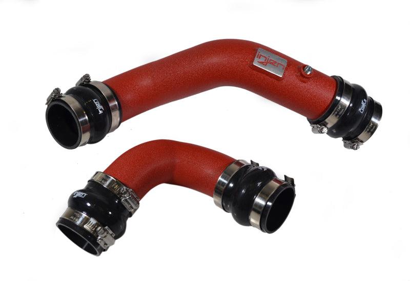 Injen 17-19 Honda Civic Type-R Aluminum Intercooler Piping Kit - Wrinkle Red - Torque Motorsport