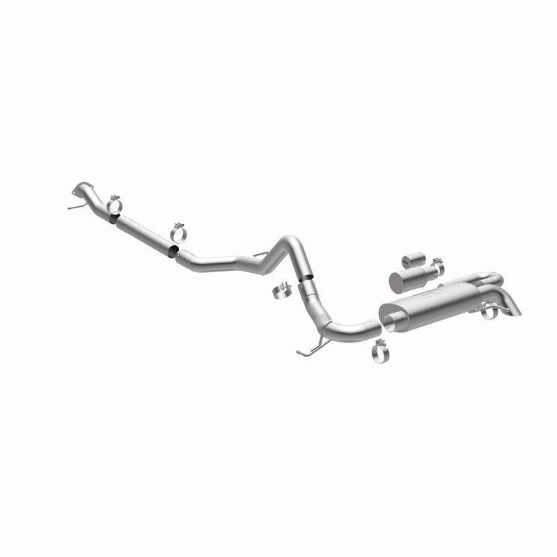 MagnaFlow 2021 Ford Bronco Overland Series Cat-Back Exhaust w/ Single Straight Driver Exit- No Tip - Torque Motorsport