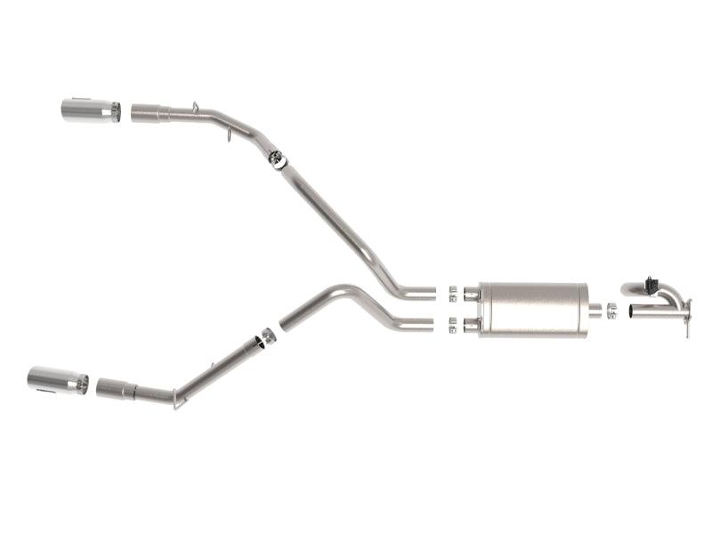 aFe Gemini XV 3in 304 SS Cat-Back Exhaust 19-21 Ram 1500 V8 5.7L Hemi w/ Polish Tips - Torque Motorsport