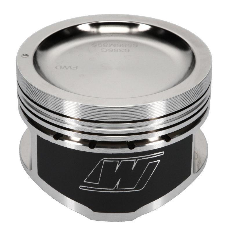 Wiseco Nissan KA24 Dished 9:1 CR 89.5 Piston Kit - Torque Motorsport