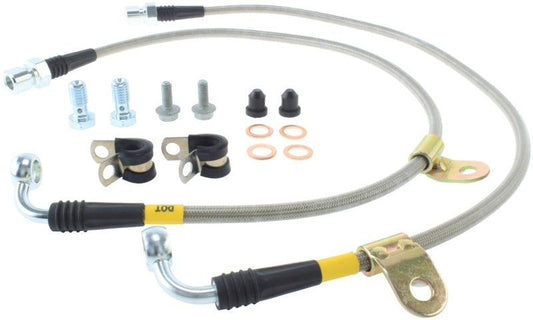 StopTech 05 Chrysler 300C 5.7L V8 w/ Vented Rear Disc Stainless Steel Front Brake Lines - Torque Motorsport