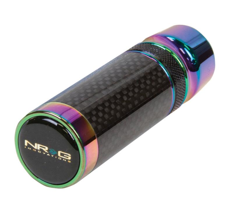 NRG Slimboy Adjustable Shift Knob (M10X1.25) Nissan / Mazda / Toyota - Carbon Fiber / Neochrome - Torque Motorsport