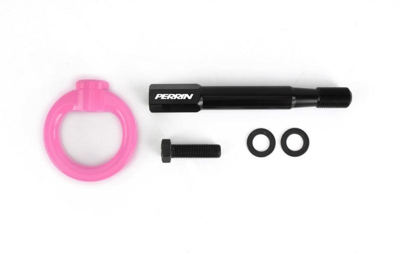 Perrin 18-21 WRX/STI / 13-20 BRZ / 17-20 Toyota 86 Front Tow Hook Kit - Hyper Pink - Torque Motorsport