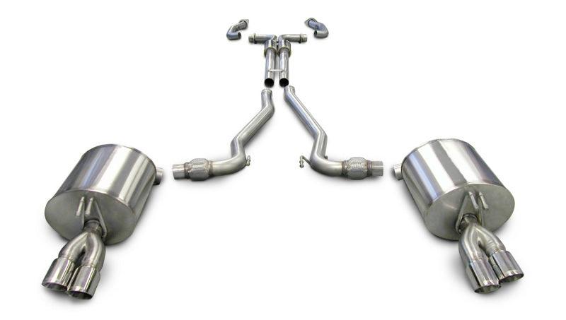 Corsa 08-09 Pontiac G8 GXP 6.0L V8 Polished Sport Cat-Back + XO Exhaust - Torque Motorsport