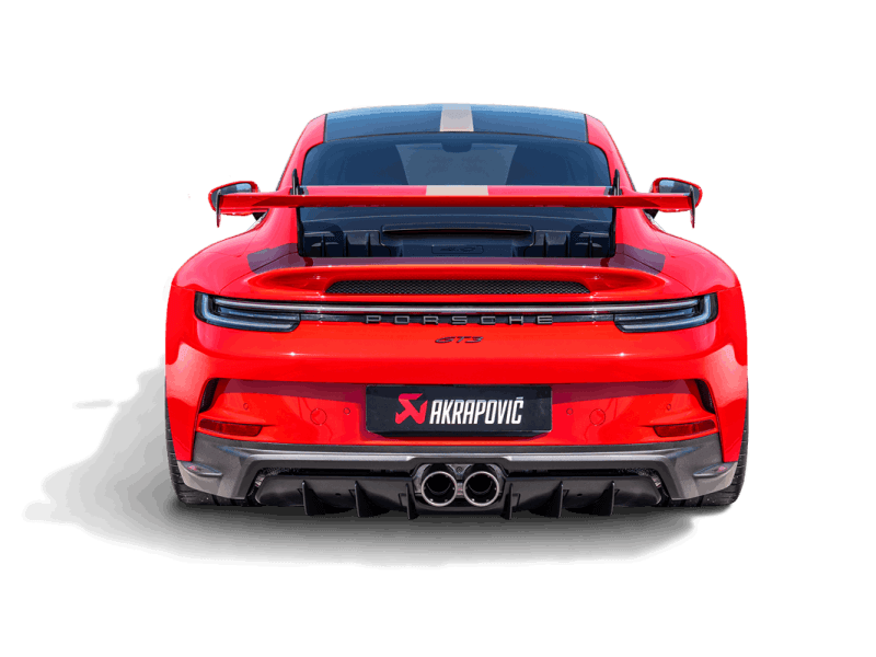 Akrapovic 21-22 Porsche 911 GT3 (992) Rear Carbon Fiber Diffuser - Matte - Torque Motorsport