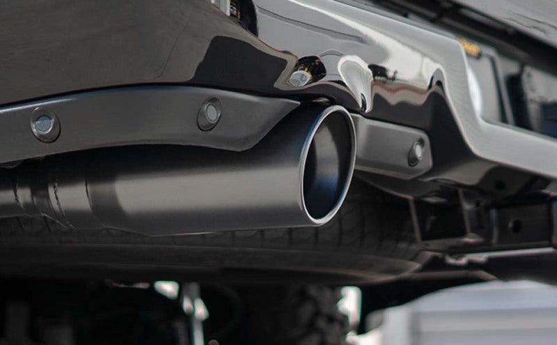 MagnaFlow 14 Toyota Tundra V8 4.6L/5.7L Stainless C/b Exhaust Dual same side pass. rear tire - Torque Motorsport