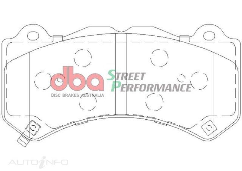 DBA 07-22 Nissan GT-R R35 Front Street Performance Brake Pad Kit - Torque Motorsport