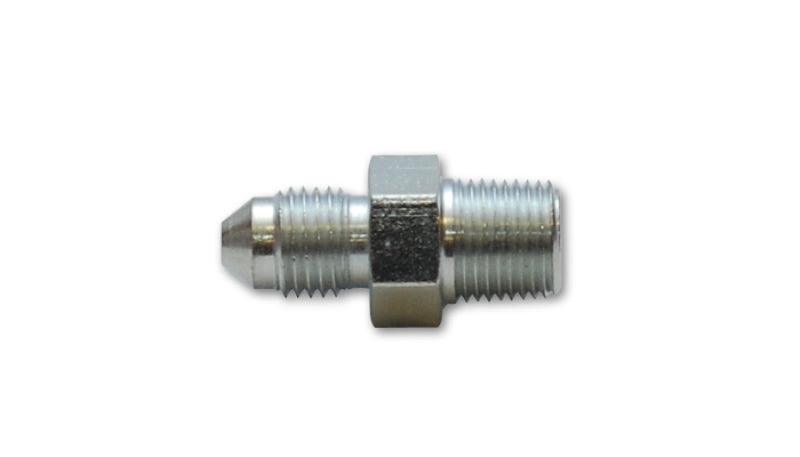 Vibrant -3AN to 1/8in NPT Straight Adapter Fitting - Steel - Torque Motorsport