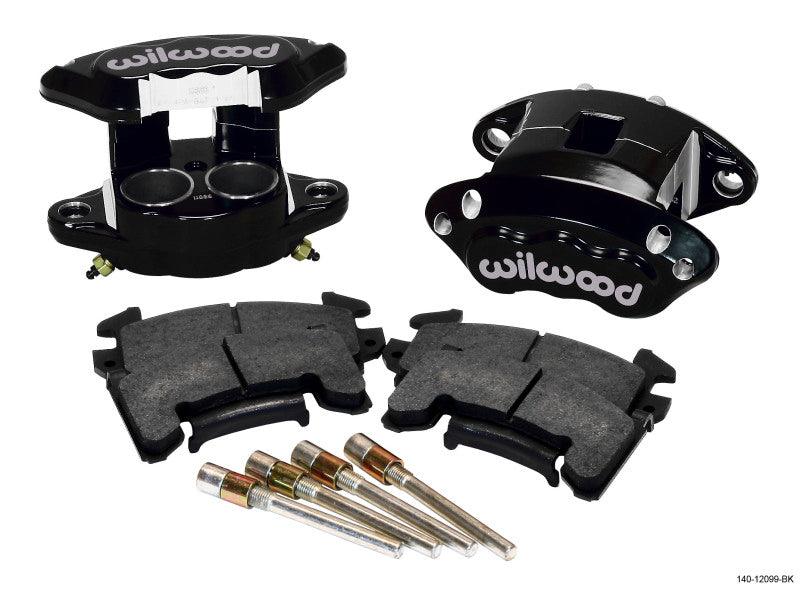 Wilwood D154 Front Caliper Kit - Black 1.62 / 1.62in Piston 1.04in Rotor - Torque Motorsport