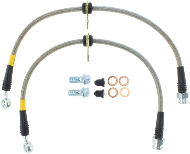 StopTech 97-01 Honda Prelude Stainless Steel Front Brake Lines - Torque Motorsport