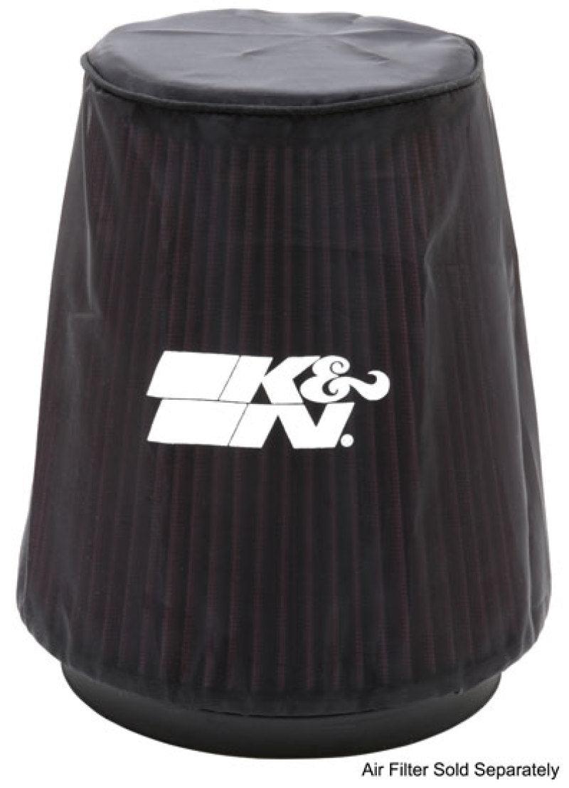 K&N Universal P Dry charger Round Tapered Air Filter Wrap Black - Torque Motorsport