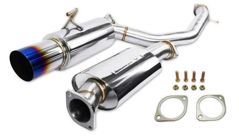 ISR Performance GT Single Exhaust With Burnt Tip - Nissan 370Z - Torque Motorsport