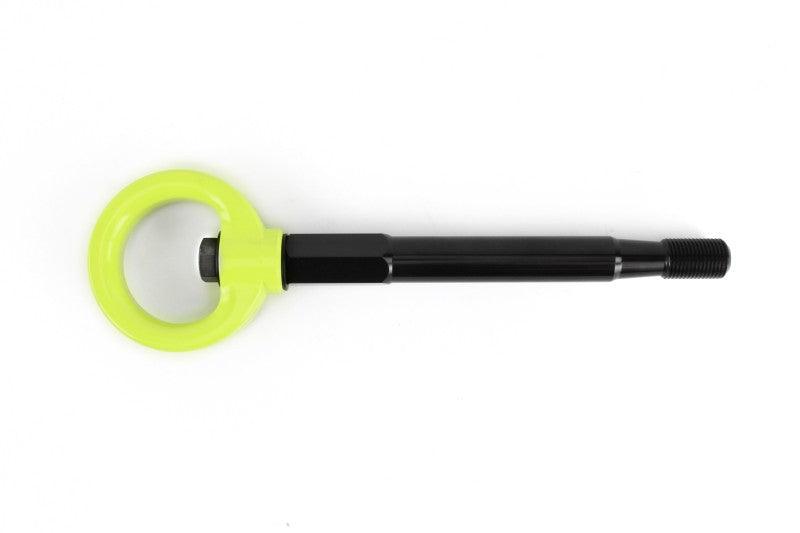 Perrin 2022 Subaru WRX / 18-21 Crosstrek / 14-21 Forester Tow Hook Kit (Front) - Neon Yellow - Torque Motorsport