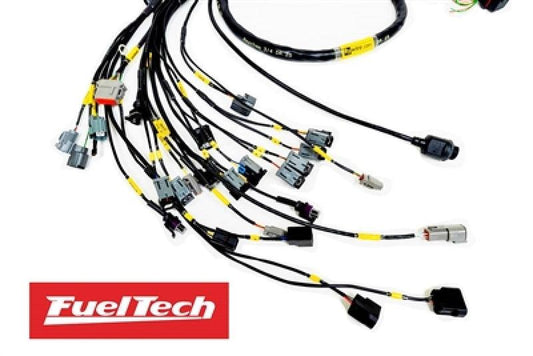 Rywire Honda K-Series (w/FuelTech 550 ECU) Eng Harness w/OBD2 Alt/EV14 Inj/AEM IAT/MAP (Adapter Req) - Torque Motorsport